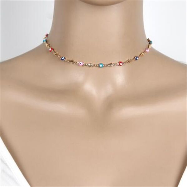 wkoud fashion jewelry star evil eye choker necklace for women collier oeil necklace charm chain handmade collares, Silver
wkoud fashion jewelry star evil eye choker necklace for women collier oeil necklace charm chain handmade collares, Silver