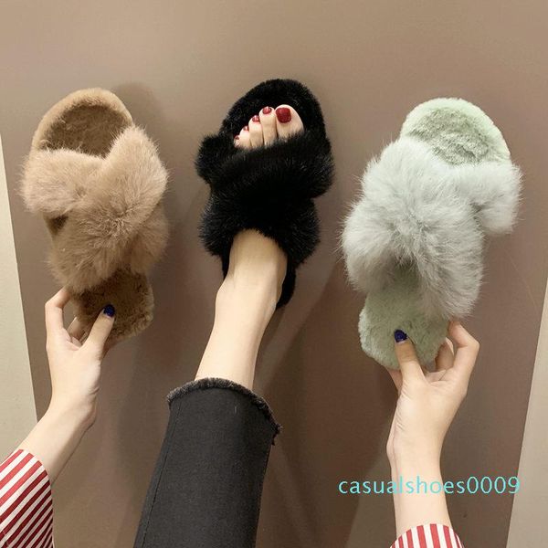 shoes ladies' slippers luxury slides plush low flock designer 2019 fur flat rubber fashion with fur basic short c09, Black
shoes ladies' slippers luxury slides plush low flock designer 2019 fur flat rubber fashion with fur basic short c09, Black