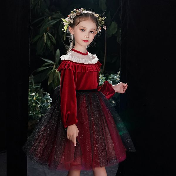 tick tok new girls' princess dress children's dress pompous yarn flower piano performance small host evening show, Red;yellow
tick tok new girls' princess dress children's dress pompous yarn flower piano performance small host evening show, Red;yellow