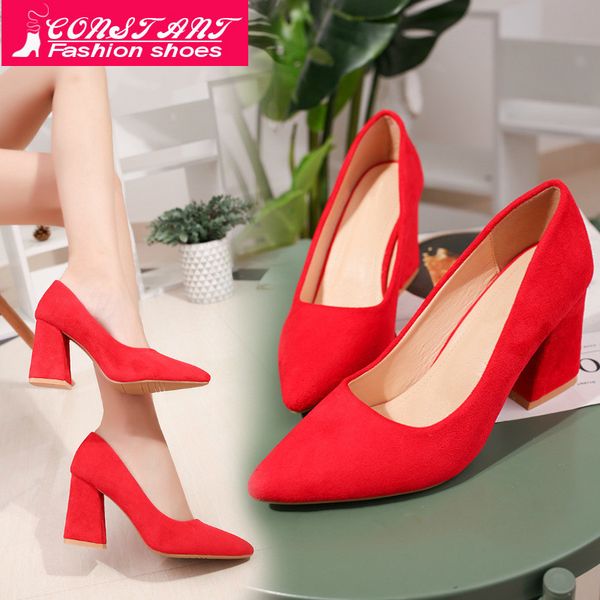 women pumps high heels shoes woman 2020 spring autumn pointed toe ladies shoe platform suede office wedding shoes female, Black
women pumps high heels shoes woman 2020 spring autumn pointed toe ladies shoe platform suede office wedding shoes female, Black