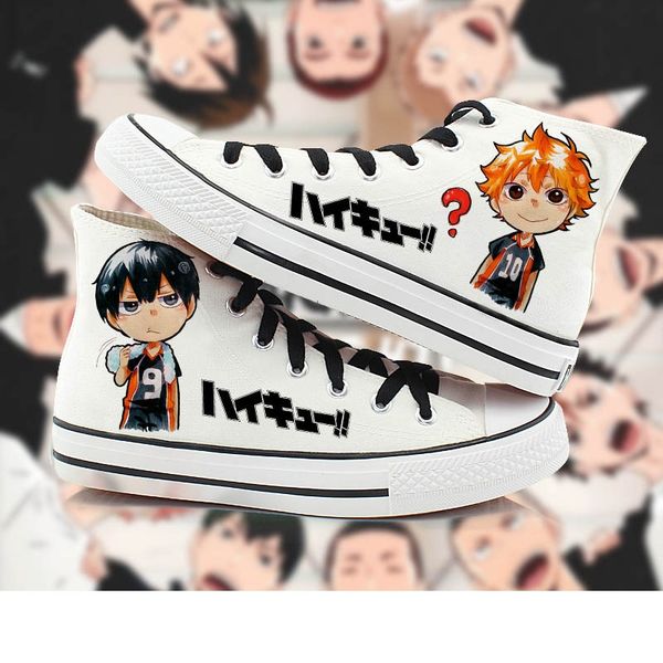 high-q haikyuu hinata shoyo casual canvas shoes haikyuu nishinoya yuu kageyama tobio flat bottom duck shoes plimsolls, Black
high-q haikyuu hinata shoyo casual canvas shoes haikyuu nishinoya yuu kageyama tobio flat bottom duck shoes plimsolls, Black