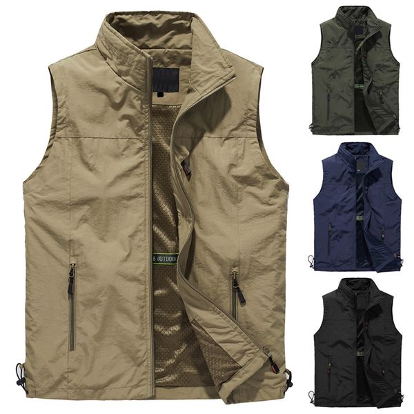 men' tank men outdoor vest mesh breathable waistcoat leisure sports fishing fs99, White;black
men' tank men outdoor vest mesh breathable waistcoat leisure sports fishing fs99, White;black