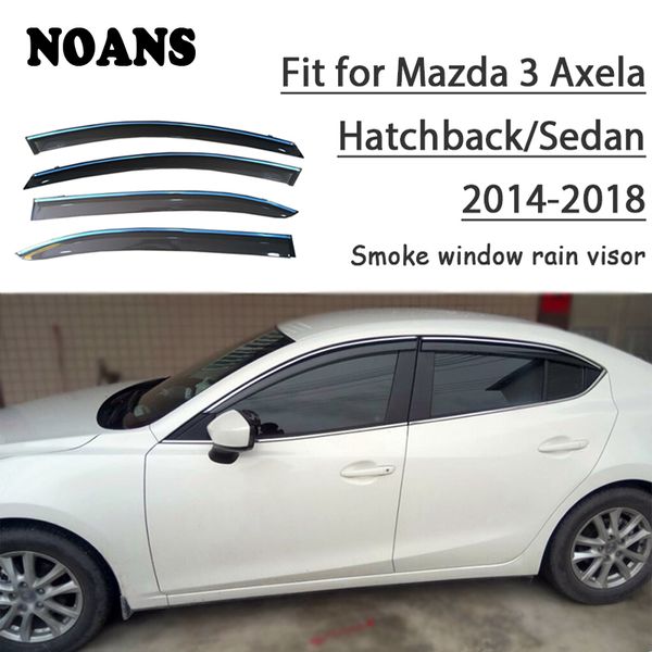 noans 4pcs for mazda 3 axela hatchback/sedan 2018 2017 2016 2015 2014 accessories auto car windows sun rain visor door shield tr
noans 4pcs for mazda 3 axela hatchback/sedan 2018 2017 2016 2015 2014 accessories auto car windows sun rain visor door shield tr