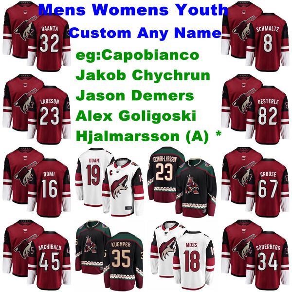 arizona coyotes jerseys youth kids kyle capobianco jersey jakob chychrun demers goligoski hjalmarsson ice hockey jerseys stitched customize, Black;red
arizona coyotes jerseys youth kids kyle capobianco jersey jakob chychrun demers goligoski hjalmarsson ice hockey jerseys stitched customize, Black;red