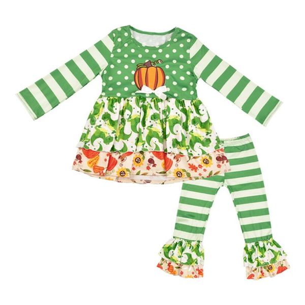 halloween girls clothing set kids striped pumpkin cartoon dress with leggings children costume clothes, White
halloween girls clothing set kids striped pumpkin cartoon dress with leggings children costume clothes, White