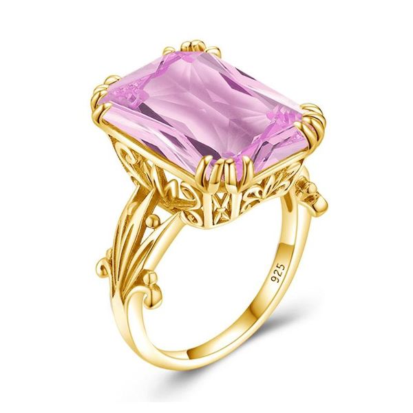 14 gold color 925 sterling silver ring gold silver rings for women romantic wedding pink crystal love gifts fine jewellry, Golden;silver
14 gold color 925 sterling silver ring gold silver rings for women romantic wedding pink crystal love gifts fine jewellry, Golden;silver
