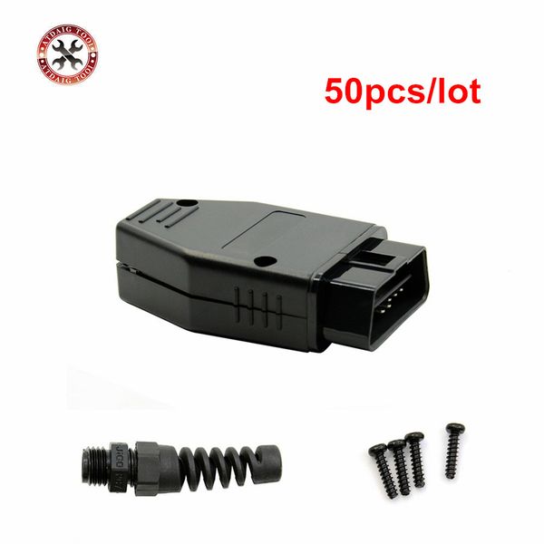 50 pcs/lot car diagnostic tool obd plug 16pin obd2 connector male obd 2 16 pin ii adaptor obdii j1962 connectors
50 pcs/lot car diagnostic tool obd plug 16pin obd2 connector male obd 2 16 pin ii adaptor obdii j1962 connectors