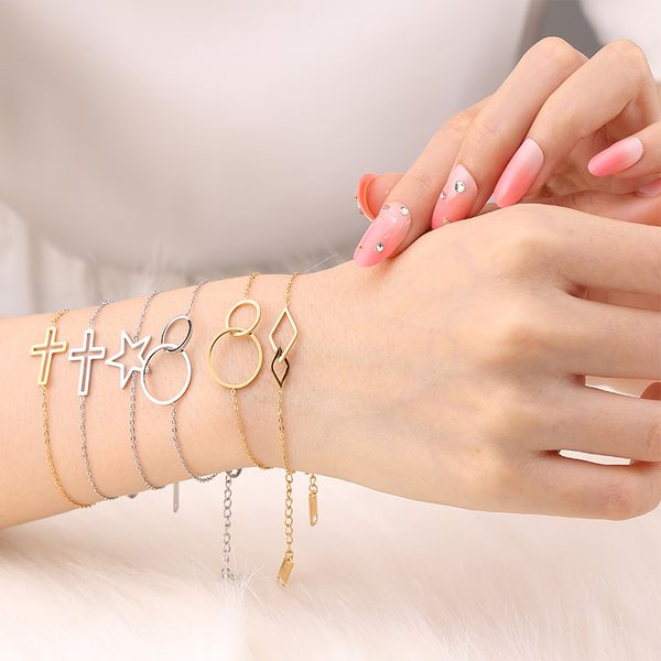 pun 2019 gold bracelets for women bracelet silver stainless steel heart bracelets for women friends statement jewelry wholesale, Black
pun 2019 gold bracelets for women bracelet silver stainless steel heart bracelets for women friends statement jewelry wholesale, Black