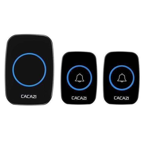 cacazi led smart doorbell waterproof 300m remote mini wireless door bell 38 chimes 20-85db door ring
cacazi led smart doorbell waterproof 300m remote mini wireless door bell 38 chimes 20-85db door ring