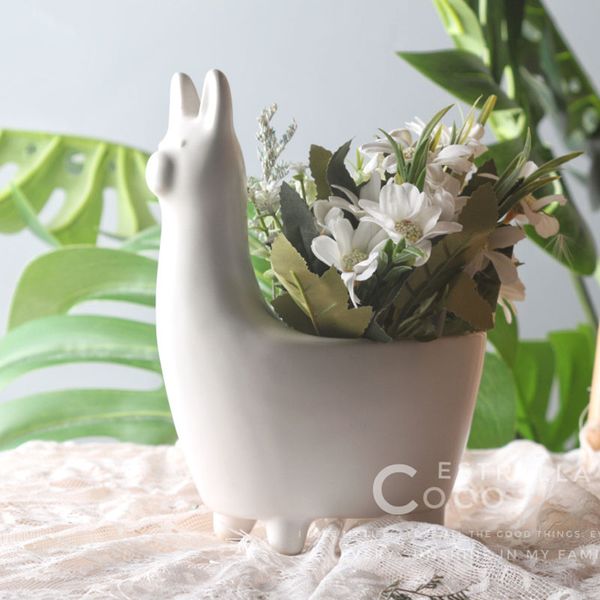 nordic style alpaca ceramic pot ultra-q small animal porcelain vase mini fleshy bone china pot home decor furnishing article
nordic style alpaca ceramic pot ultra-q small animal porcelain vase mini fleshy bone china pot home decor furnishing article
