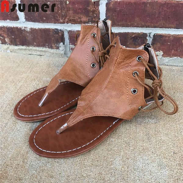 asumer 2019 summer sandals ankle strap lace up ladies shoes flat with female shoes flip flops gladiator sandals women big size, Black
asumer 2019 summer sandals ankle strap lace up ladies shoes flat with female shoes flip flops gladiator sandals women big size, Black