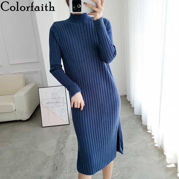 colorfaith new 2019 autumn winter women dresses turtleneck straight long sweater dress elegant solid casual slim office dr6106, Black;gray
colorfaith new 2019 autumn winter women dresses turtleneck straight long sweater dress elegant solid casual slim office dr6106, Black;gray