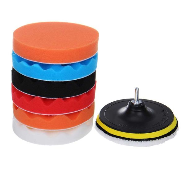 9pcs/set car polishing pad 6/7 inch sponge buffing waxing boat car polish buffer drill wheel polisher removes scratches
9pcs/set car polishing pad 6/7 inch sponge buffing waxing boat car polish buffer drill wheel polisher removes scratches