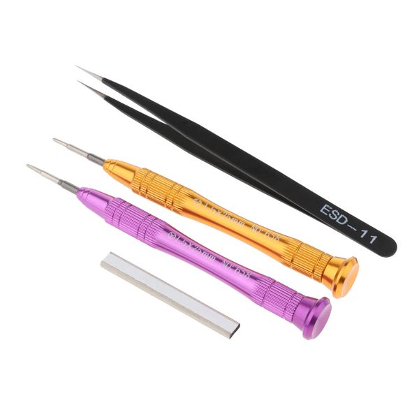 precision 1.5mm tri-wing cross screwdriver kit with tweezer prying tools for nintendo switch console
precision 1.5mm tri-wing cross screwdriver kit with tweezer prying tools for nintendo switch console