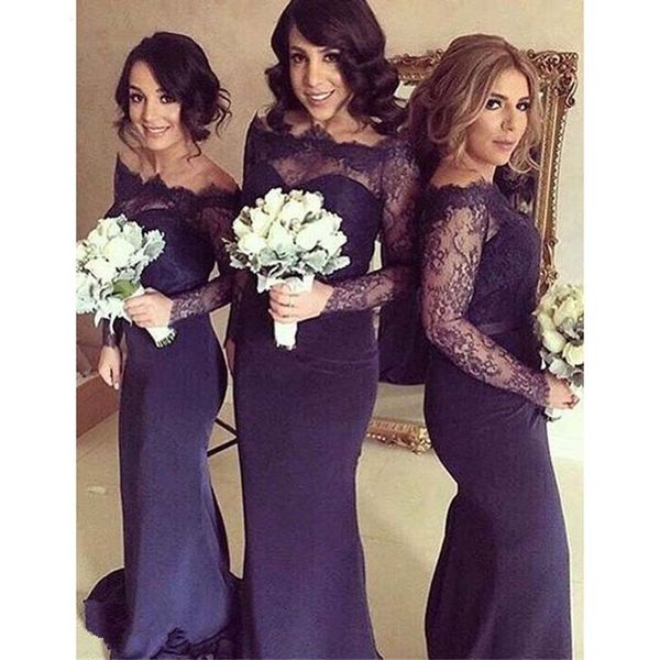 dark navy long sleeves african bridesmaid dress lace scoop neck sheath country designe bridesmaid prom evening party dresses, White;pink
dark navy long sleeves african bridesmaid dress lace scoop neck sheath country designe bridesmaid prom evening party dresses, White;pink