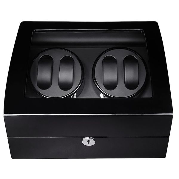 wooden watch winder box for automatic watches,4 winding stations,6 storage,with two dimensional watch pillows for women or men's, Black;blue
wooden watch winder box for automatic watches,4 winding stations,6 storage,with two dimensional watch pillows for women or men's, Black;blue