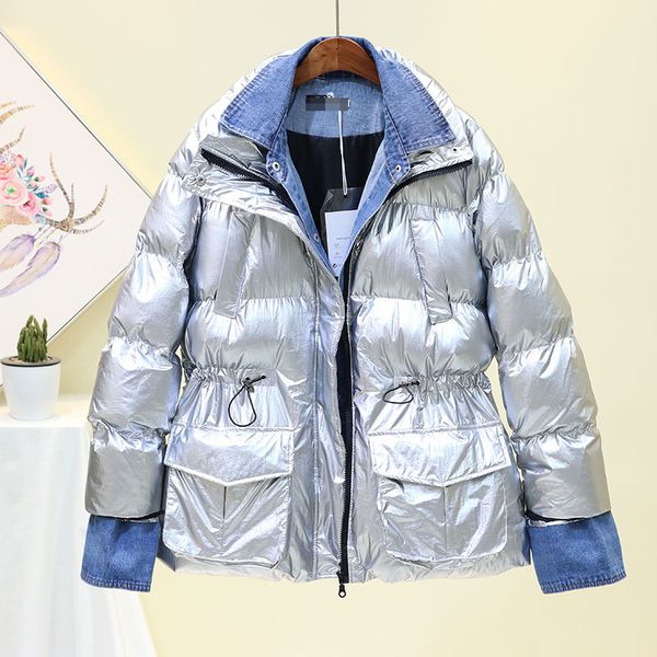 plus size women's winter jacket silver denim parkas for women down parka coats womens loose drawstring womens bomber jacket, Black
plus size women's winter jacket silver denim parkas for women down parka coats womens loose drawstring womens bomber jacket, Black