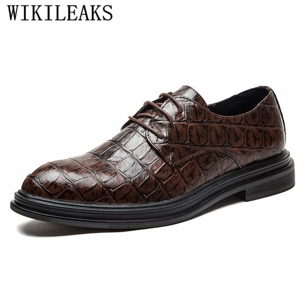 mens dress shoes luxury crocodile shoes men formal leather for men coiffeur oxfords sapato social masculino, Black
mens dress shoes luxury crocodile shoes men formal leather for men coiffeur oxfords sapato social masculino, Black