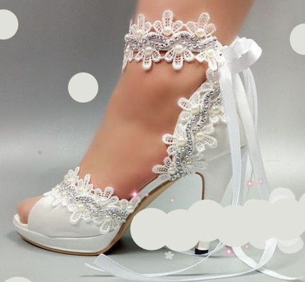 10cm heels ivory peep open toes lace pumps wedding shoes bride luxury handmade satin riband straps satin bridal shoes, Black
10cm heels ivory peep open toes lace pumps wedding shoes bride luxury handmade satin riband straps satin bridal shoes, Black