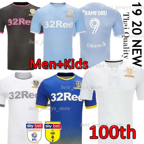 19 20 leeds united 100th anniversary soccer jersey costa celebrates centenary 2019 2020 bamford clarke 100 years men kids football uniform, Black;yellow
19 20 leeds united 100th anniversary soccer jersey costa celebrates centenary 2019 2020 bamford clarke 100 years men kids football uniform, Black;yellow
