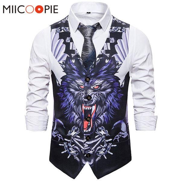 3d ferocious wolf printed chalecos para hombre sleeveless single buttons mens brand suit vests waistcoat casual men's clothing, Black;white
3d ferocious wolf printed chalecos para hombre sleeveless single buttons mens brand suit vests waistcoat casual men's clothing, Black;white