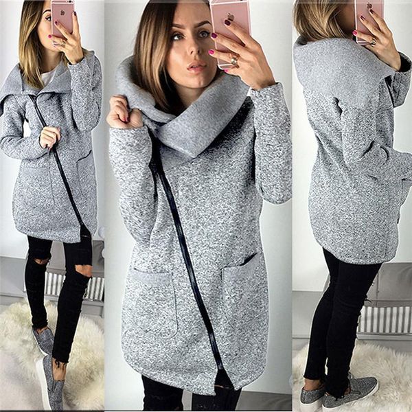 women hoodies sweatshirts in winter casual solid color cardigan sweatshirt loose long sleeve zipper warm plus size woman clothes, Black
women hoodies sweatshirts in winter casual solid color cardigan sweatshirt loose long sleeve zipper warm plus size woman clothes, Black