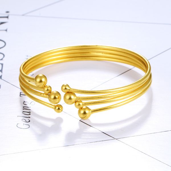 simple fashion design 24k bangle charm women bride wedding gift bracelet fitting exquisite jewelry packaging, Black
simple fashion design 24k bangle charm women bride wedding gift bracelet fitting exquisite jewelry packaging, Black
