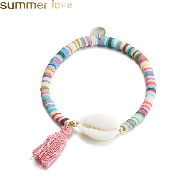trendy white shell elastic bracelet bohemian colorful clear stone polymer clay beaded bracelets for women holiday seashell beach jewelry acc, Golden;silver
trendy white shell elastic bracelet bohemian colorful clear stone polymer clay beaded bracelets for women holiday seashell beach jewelry acc, Golden;silver