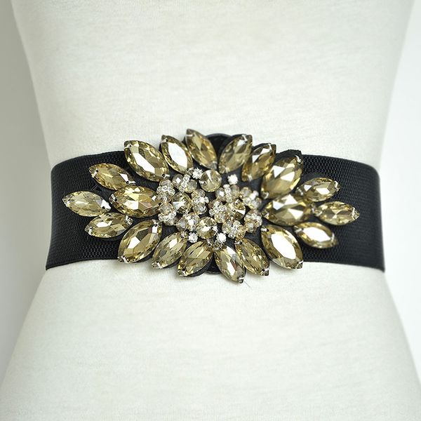 wind popular rhinestone waist seal women's all-match handmade beads elastic wide belt rhinestone crystal crystal, Black;brown
wind popular rhinestone waist seal women's all-match handmade beads elastic wide belt rhinestone crystal crystal, Black;brown