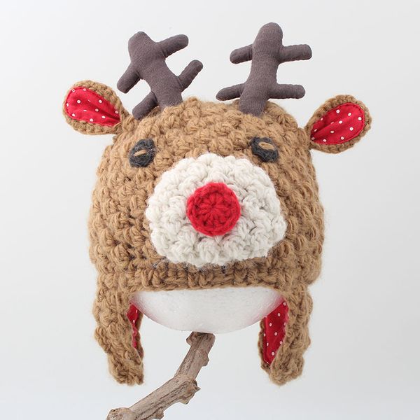 handmade children's knitted hat christmas deer male and female babies 1-6 years old
handmade children's knitted hat christmas deer male and female babies 1-6 years old