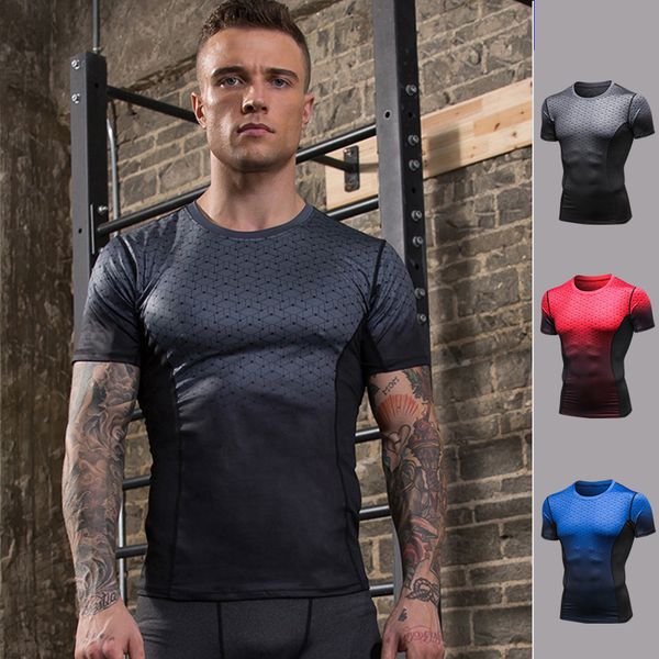 men's new running t-shirts compression quick dry jogging training tees short sleeve football training gym fitness sportswear top, Black;blue
men's new running t-shirts compression quick dry jogging training tees short sleeve football training gym fitness sportswear top, Black;blue