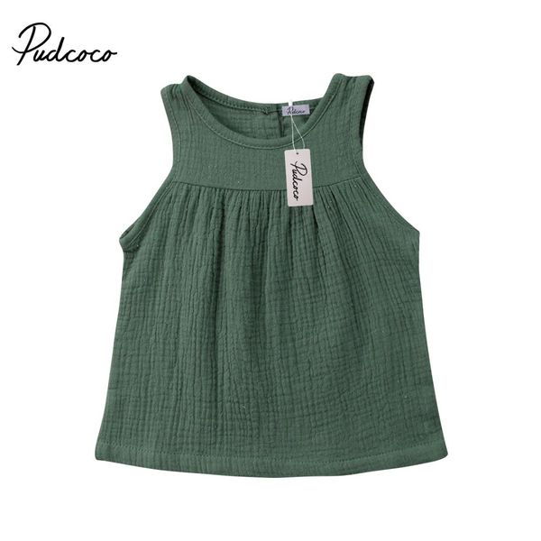 toddler baby girls sleeveless pure color t-shirt summer party clothes infant cute tees, Blue
toddler baby girls sleeveless pure color t-shirt summer party clothes infant cute tees, Blue