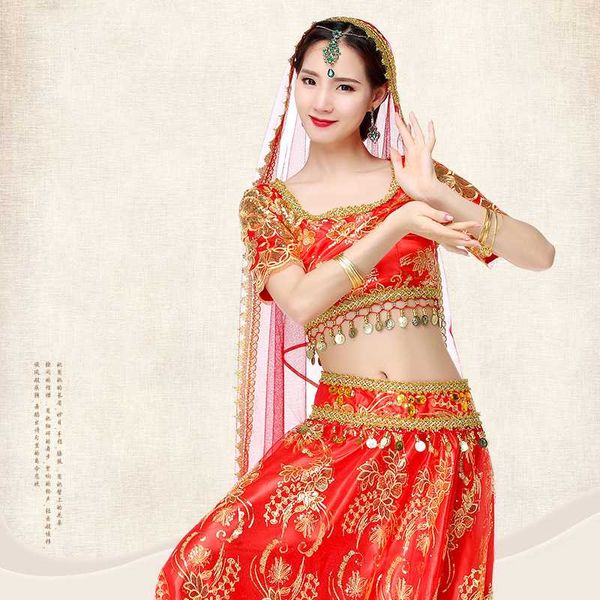 stage wear professional belly dancing costumes 4pcs skirt+blet+sari women dance outfits organza embroidered coins bollywoo, Black;red
stage wear professional belly dancing costumes 4pcs skirt+blet+sari women dance outfits organza embroidered coins bollywoo, Black;red