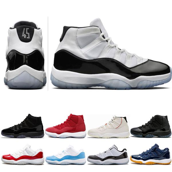 new concord high 45 11 11s cap and gown prm heiress gym red platinum tint space jams retro mens basketball shoes sports sneakers, Black
new concord high 45 11 11s cap and gown prm heiress gym red platinum tint space jams retro mens basketball shoes sports sneakers, Black