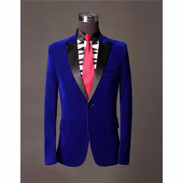 classic velveteen peak lapel wedding tuxedos slim fit suits for men groomsmen suit two pieces prom formal suits (jacket+pants+tie) 704, Black;gray
classic velveteen peak lapel wedding tuxedos slim fit suits for men groomsmen suit two pieces prom formal suits (jacket+pants+tie) 704, Black;gray