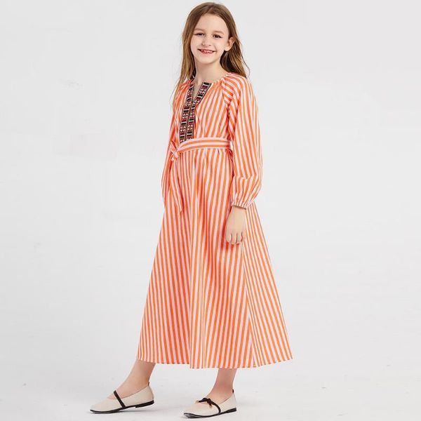 embroidered girls clothing 10 12 years dress outfit long sleeve long dress with belt princess muslim kids clothing ropa para 8, Red;yellow
embroidered girls clothing 10 12 years dress outfit long sleeve long dress with belt princess muslim kids clothing ropa para 8, Red;yellow
