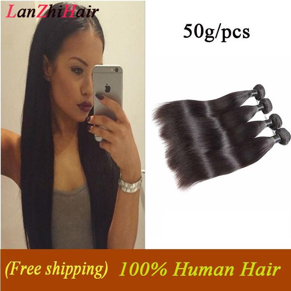 brazilian straight virgin human hair bundles 5/6pcs malaysian remy hair extensions weaves peruvian malaysian indian hair 50g/pcs, Black
brazilian straight virgin human hair bundles 5/6pcs malaysian remy hair extensions weaves peruvian malaysian indian hair 50g/pcs, Black