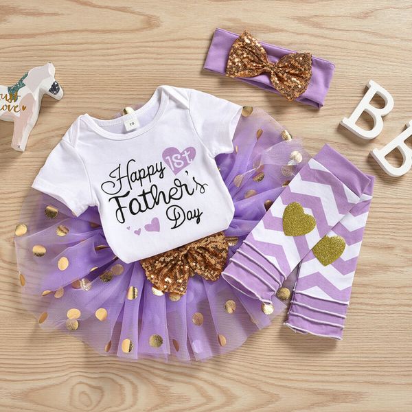 focusnorm 0-12m my 1st father's day newborn baby girl outfits short sleeve romper tutu skirt legging headband 4pcs set, White
focusnorm 0-12m my 1st father's day newborn baby girl outfits short sleeve romper tutu skirt legging headband 4pcs set, White