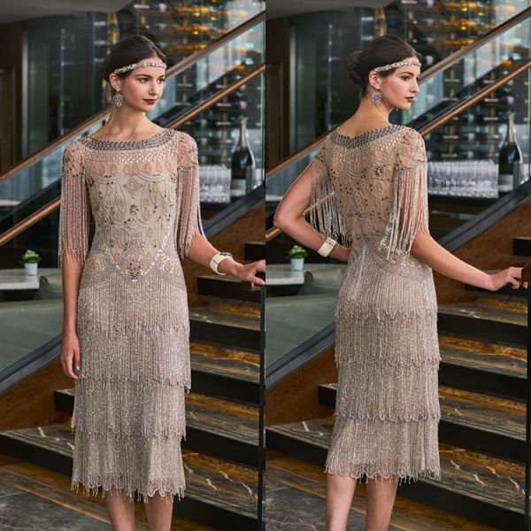mother of the bridal dresses scoop capped beads tassels tulle sheath prom dress knee length mothers dresses, Black;red
mother of the bridal dresses scoop capped beads tassels tulle sheath prom dress knee length mothers dresses, Black;red