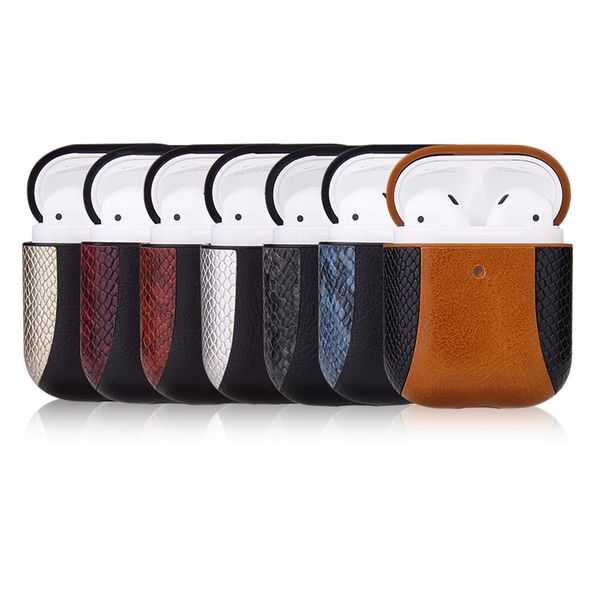AirPods Protective Case for 1/2 Bluetooth Headset Shockproof Case for AirPods Fashion Snake Pattern Patchwork Storage Box 7 Colors Wholesale
AirPods Protective Case for 1/2 Bluetooth Headset Shockproof Case for AirPods Fashion Snake Pattern Patchwork Storage Box 7 Colors Wholesale