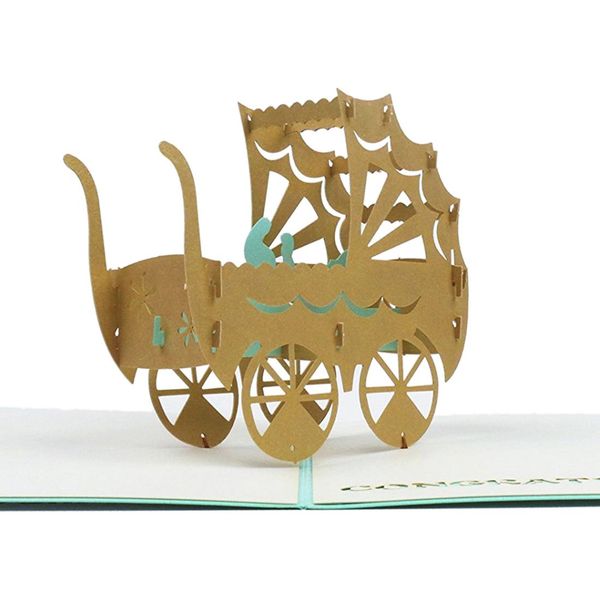3d baby in pram card pop up birthday card baby gift handmade kirigami paper art blank 3d greeting card(baby girl
3d baby in pram card pop up birthday card baby gift handmade kirigami paper art blank 3d greeting card(baby girl