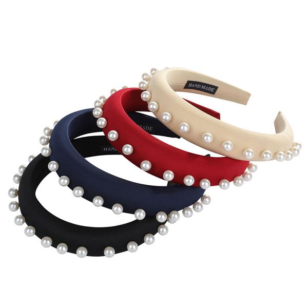 women female turban simulation pearl headwear 3cm wide headband thick sponge hair bands hair accessories party festival gift
women female turban simulation pearl headwear 3cm wide headband thick sponge hair bands hair accessories party festival gift