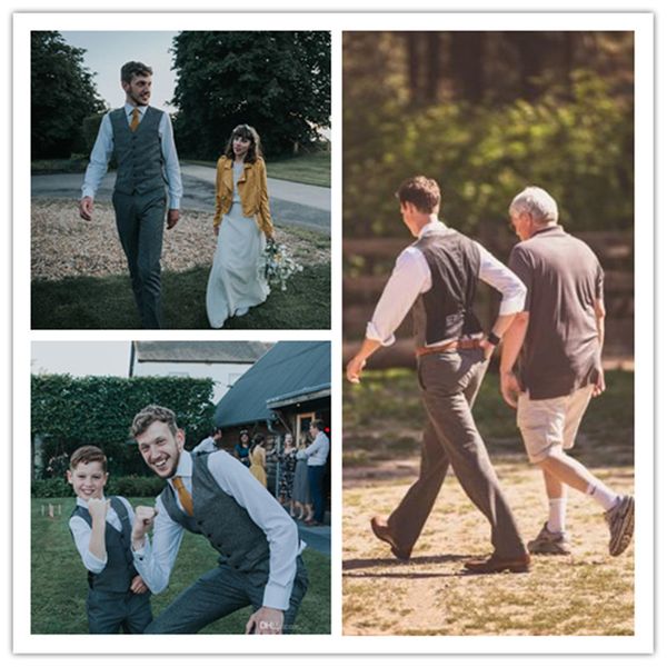 2020 groom vests farm wedding wool england style vests custom made slim fit mens suit vest prom wedding waistcoat gray an, Black
2020 groom vests farm wedding wool england style vests custom made slim fit mens suit vest prom wedding waistcoat gray an, Black