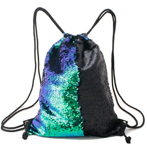shifting color sequins sports bag drawstring harness pocket outdoor backpack colorful and black
shifting color sequins sports bag drawstring harness pocket outdoor backpack colorful and black
