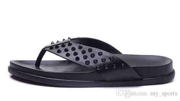 new summer 2018 a word procrastinates sandals male rivet leather red bottom beach slippers man word procrastinates tide size 36-46, Black
new summer 2018 a word procrastinates sandals male rivet leather red bottom beach slippers man word procrastinates tide size 36-46, Black