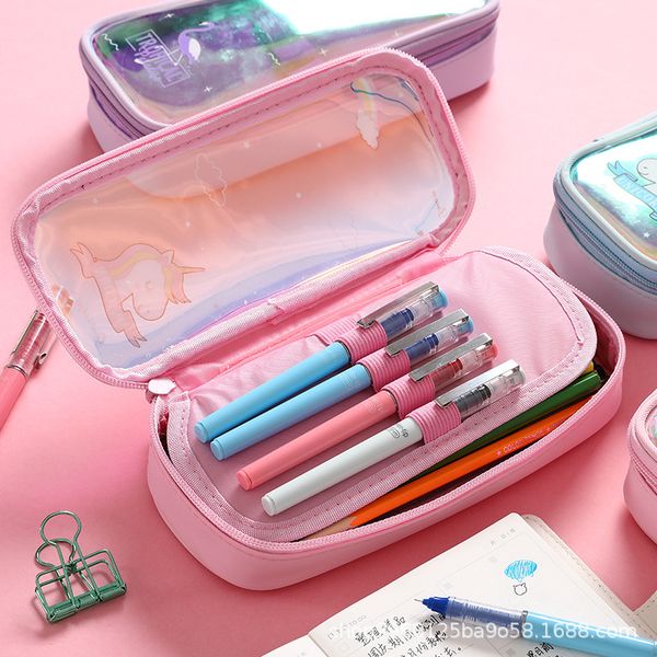 new unicorn/ flamingo laser school pencil case high capacity waterproof pencil bag for school supplies stationery
new unicorn/ flamingo laser school pencil case high capacity waterproof pencil bag for school supplies stationery