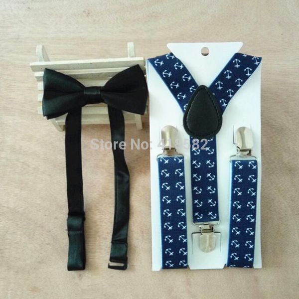 lb060-s anchor print navy blue kids suspenders 3 cilps brace with bow tie set for baby, Black;white
lb060-s anchor print navy blue kids suspenders 3 cilps brace with bow tie set for baby, Black;white