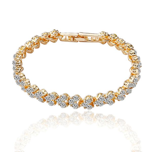 roman cubic zircon bracelet for women jewelry gold silver square link wristband girlfriend wife gifts rhinestone bracelet femme, Black
roman cubic zircon bracelet for women jewelry gold silver square link wristband girlfriend wife gifts rhinestone bracelet femme, Black