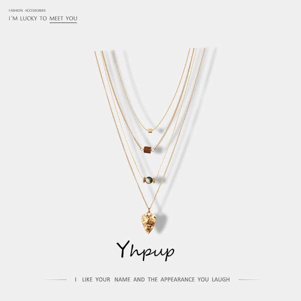 yhpup bohemia style multi layered necklace for women long brand alloy chain maxi necklace fashion chocker jewelry party gifts, Silver
yhpup bohemia style multi layered necklace for women long brand alloy chain maxi necklace fashion chocker jewelry party gifts, Silver
