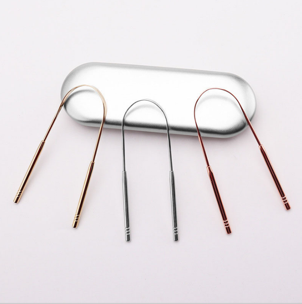 1 pcs 3 color gold stainless steel stainless steel tongue cleaners 304 stainless steel tongue scraper with metal box
1 pcs 3 color gold stainless steel stainless steel tongue cleaners 304 stainless steel tongue scraper with metal box